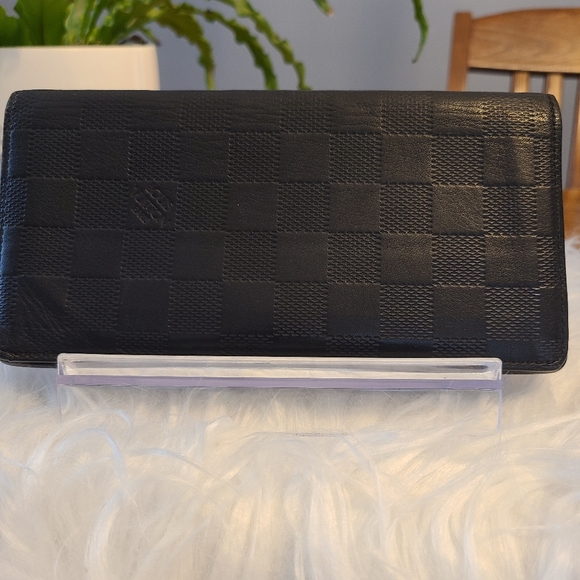 Louis Vuitton Damier Portefeuille Brazza Infini Long Leather Wallet - Picture 1 of 16